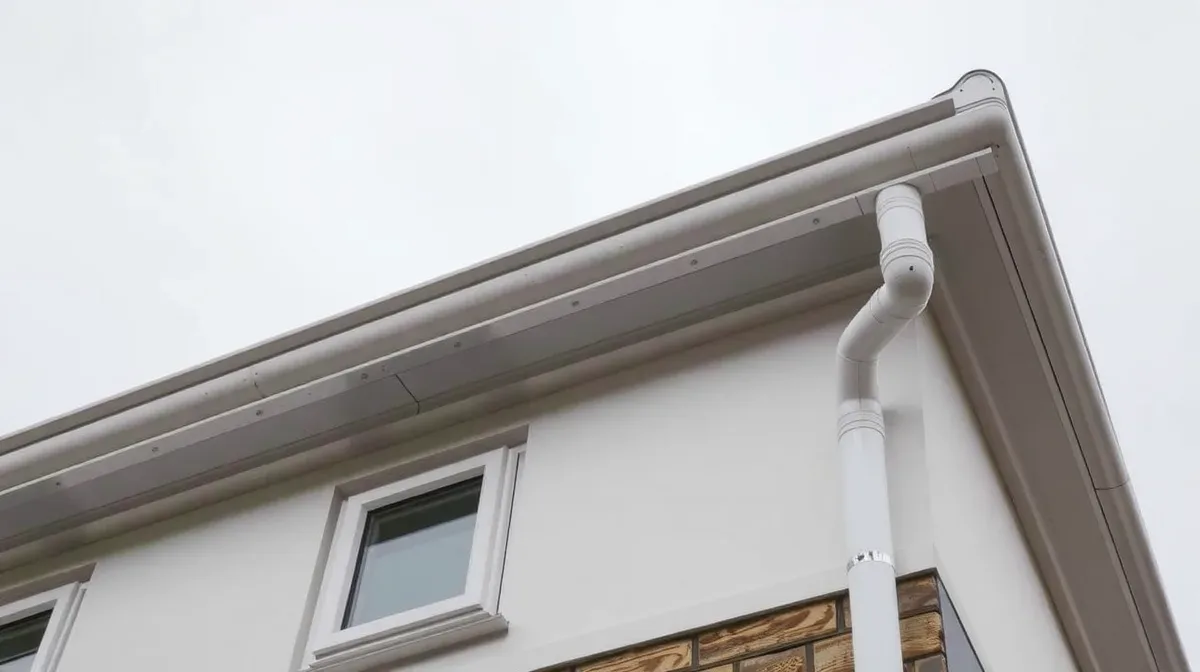 Replacement fascia and ventilated soffit board detail